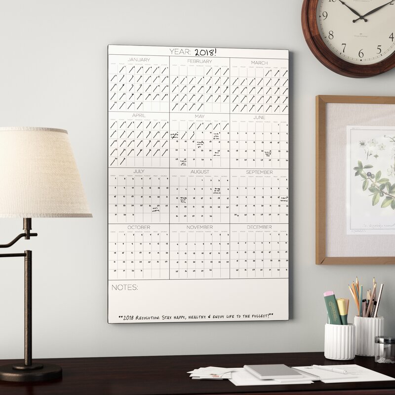 Year Whiteboard Calendar